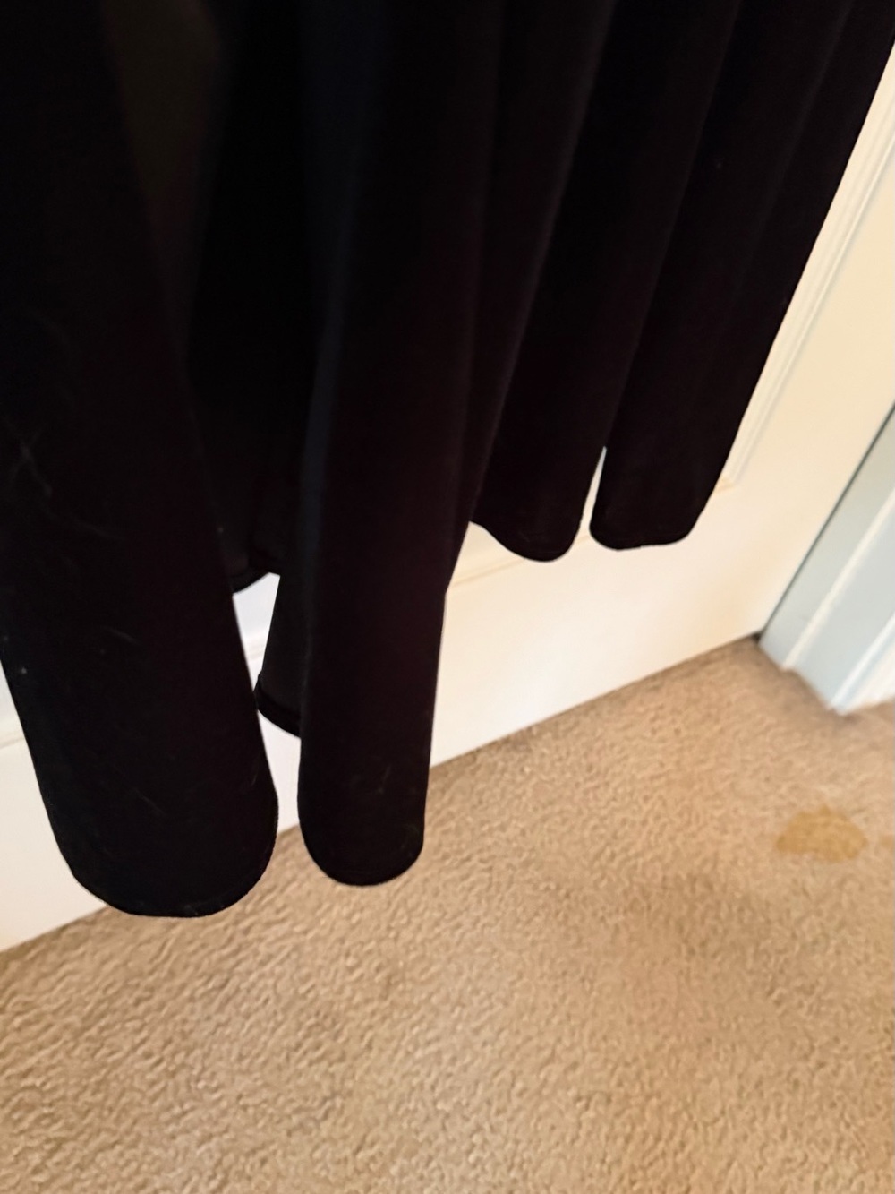 Molly Malloy Black Velvet Dress Butterfly Accent NWT - Picture 8 of 13